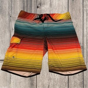 Rainbow Pride Swim Trunks Shorts Mossimo Vintage Y2K Gay Pride Queer Summer